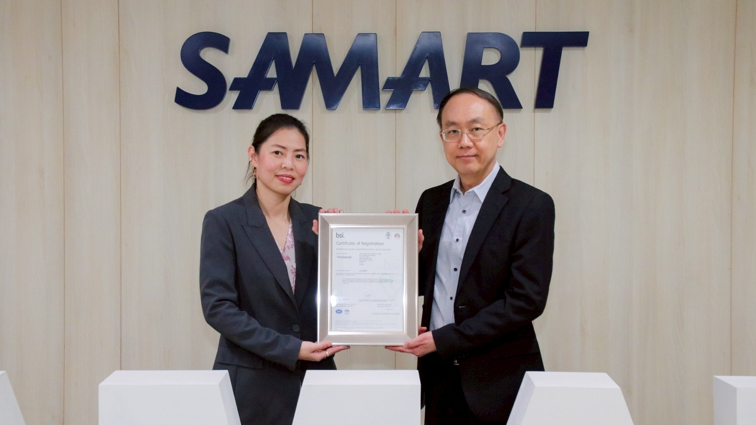 “ไทยเทรดเน็ท” คว้ามาตรฐาน ISO/IEC 27001:2022 การันตีความปลอดภัยข้อมูลระดับโลก ตอกย้ำความเชื่อมั่นด้านบริการ EDI และโซลูชันด้าน IT สำหรับทุกองค์กร